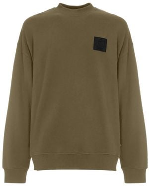 Just Cavalli Logo-Plaque Sweatshirt - Green