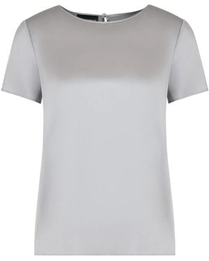 Emporio Armani シルクブラウス - グレー
