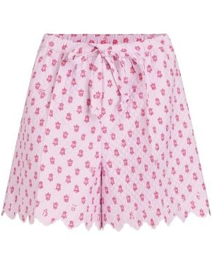 Patou Quilted Shorts - Pink