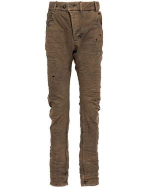 Boris Bidjan Saberi Slim-Cut Denim Jeans - Brown