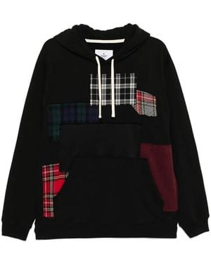 Junya Watanabe パッチワーク パーカー - ブラック