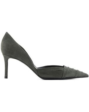 Giorgio Armani Pumps Mit Spitzer Kappe 70Mm - Mettallic