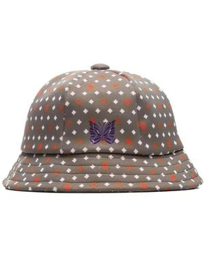 Needles Jacquard Butterfly Bucket Hat - Gray
