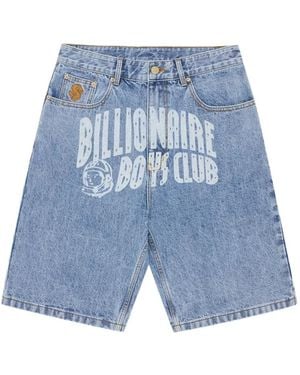 BBCICECREAM Embroidered Logo Denim Shorts - Blue