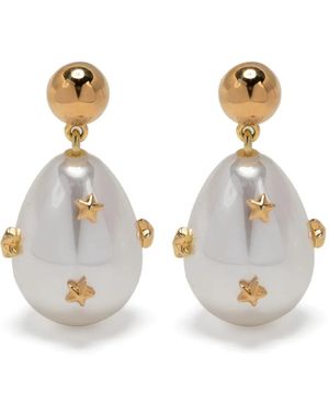Eshvi Pendientes Mini Galaxy Drop - Metálico