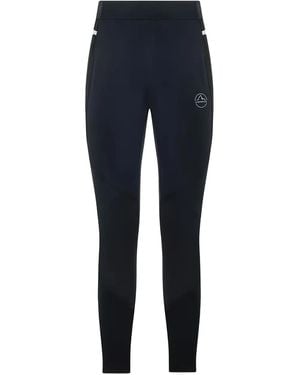La Sportiva Panelled Zip-Pocket Legging - Blue