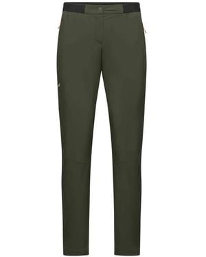 Salewa Pantalones De Chándal Lisos - Verde