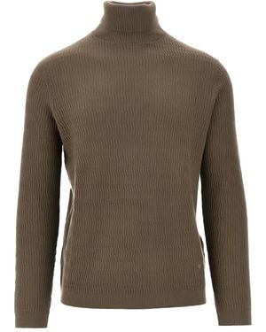Emporio Armani Pull À Col Roulé - Green