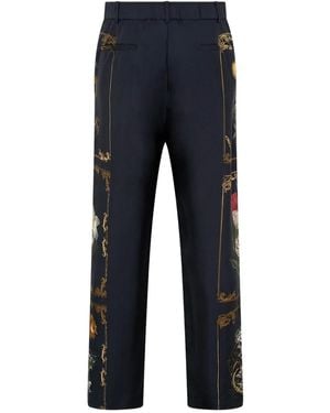 CAMILLA Magic In The Manuscripts Straight-leg Trousers - ブルー