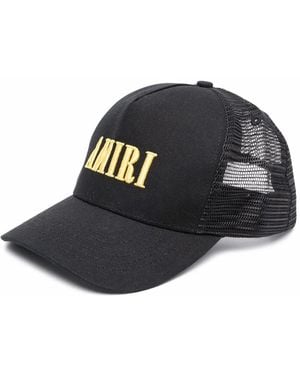 Amiri Trucker Logo-Embroidered Baseball Cap - Black