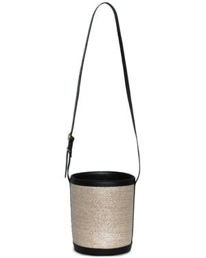 Jil Sander Canolo Bucket Bag - White
