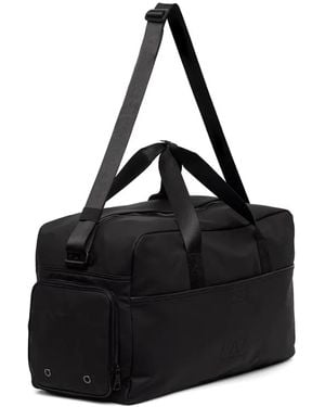 EA7 Logo-Embossed Adjustable-Strap Holdall - Black