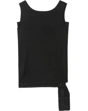 Y's Yohji Yamamoto ストラップディテール トップ - ブラック