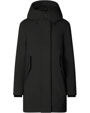 Save The Duck Nellie Hooded Parka Coat - Black