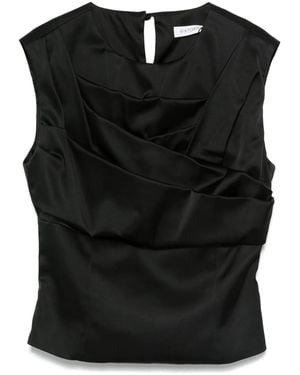 Viktor & Rolf Pleated Blouse - Black