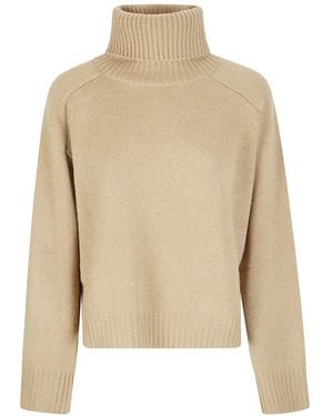 Be You Roll-Neck Cashmere Jumper - Natural