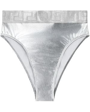 Versace Metallic Bikinislip - Grijs