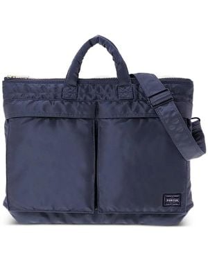 Porter-Yoshida and Co Tanker Helmet Tote Bag - Blue
