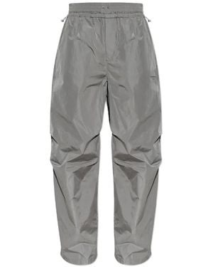 Alexander Wang Drawstring-Waist Track Trousers - Grey