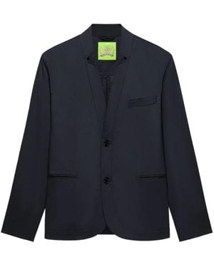 Shanghai Tang Tang Welt-Pocket Jacket - Blue