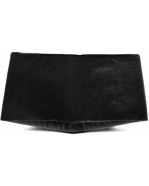 Lanvin Calf-Hair Snood - Black