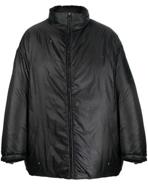 Valentino Garavani Reversible Rockstud Puffer Jacket - Black