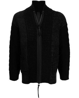 The Viridi-anne Grob Gestrickter Cardigan - Blau