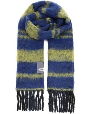 Vivienne Westwood Gestreepte Sjaal - Blauw
