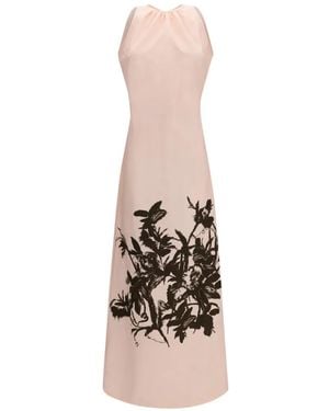 CRI.DA Petunia Maxi-Jurk Met Bloemenprint - Roze