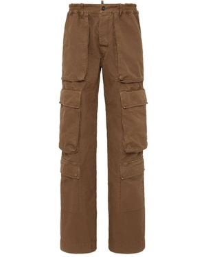 DSquared² Icon Big Multi-Pocket Pants - Brown