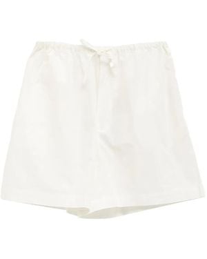 Baserange Kolla Shorts Mit Kordelzug - Weiß