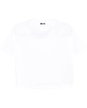 Versace Printed Cotton-Jersey T-Shirt - White