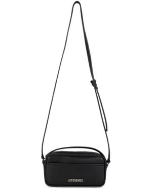 Jacquemus The Baneto Leather Camera Bag - White