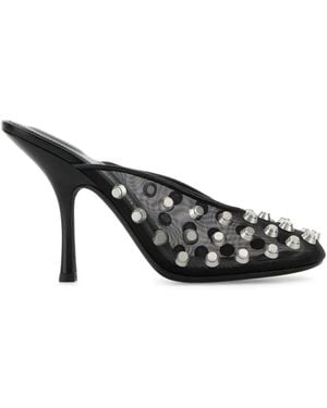 Alexander Wang Rhodes Mules 105mm - Schwarz