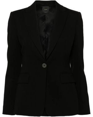 Pinko Jacket With V-Neck 'Sigum' - Black