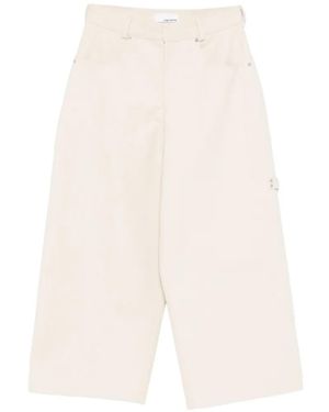 SAGE NATION Pantalones Painter Con Detalle De Bolsillo - Blanco
