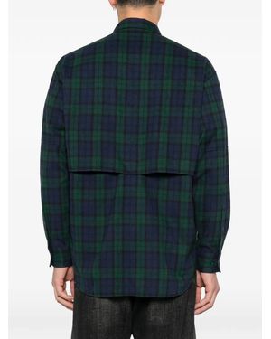 Neighborhood Savage Tartan-Check Shirt in Blue for Men | Lyst UK
