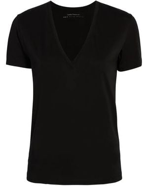 Another Tomorrow V-Neck T-Shirt - Black