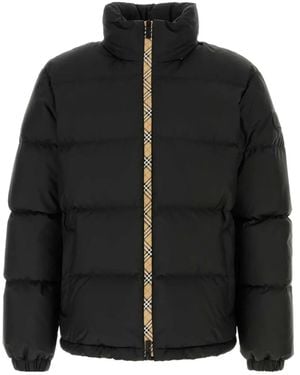 Burberry Vintage Check-Detail Jacket - Black