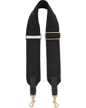 Chloé Adjustable Logo Strap - Black
