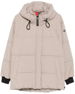 SEA WING Hooded Padded Jacket - Natural
