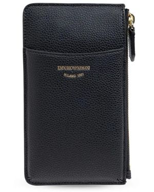 Emporio Armani Myea Zipped Purse - Black
