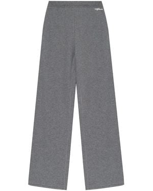 Rag & Bone Logo-Embroidered Track Pants - Grey