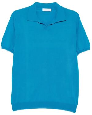 Diktat V-Neck T-Shirt - Blue