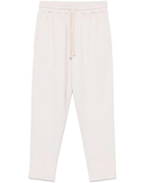 Eleventy Vertical-Seamed Trousers - White