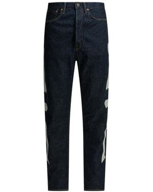 Kapital Mexican Tuxedo Okagilly Jeans - Blue