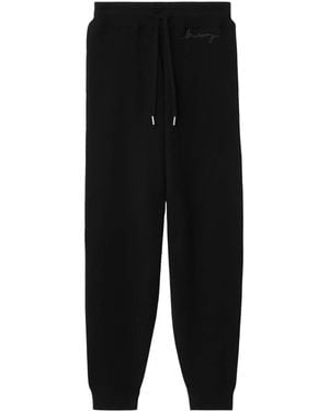 Burberry トラックパンツ - ブラック