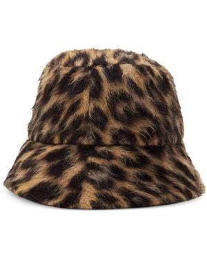Lanvin Leopard-Print Bucket Hat - Brown