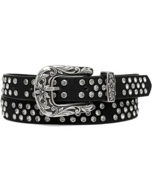 Liu Jo Embellished Western Buckle Belt - Black