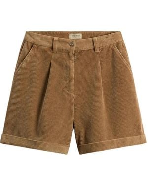 Woolrich Shorts aus Cord - Natur